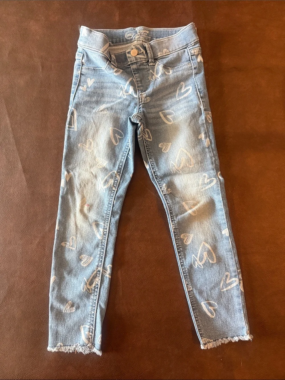 Set of 4 Girls' Denim Jeans - Light to Medium Blue